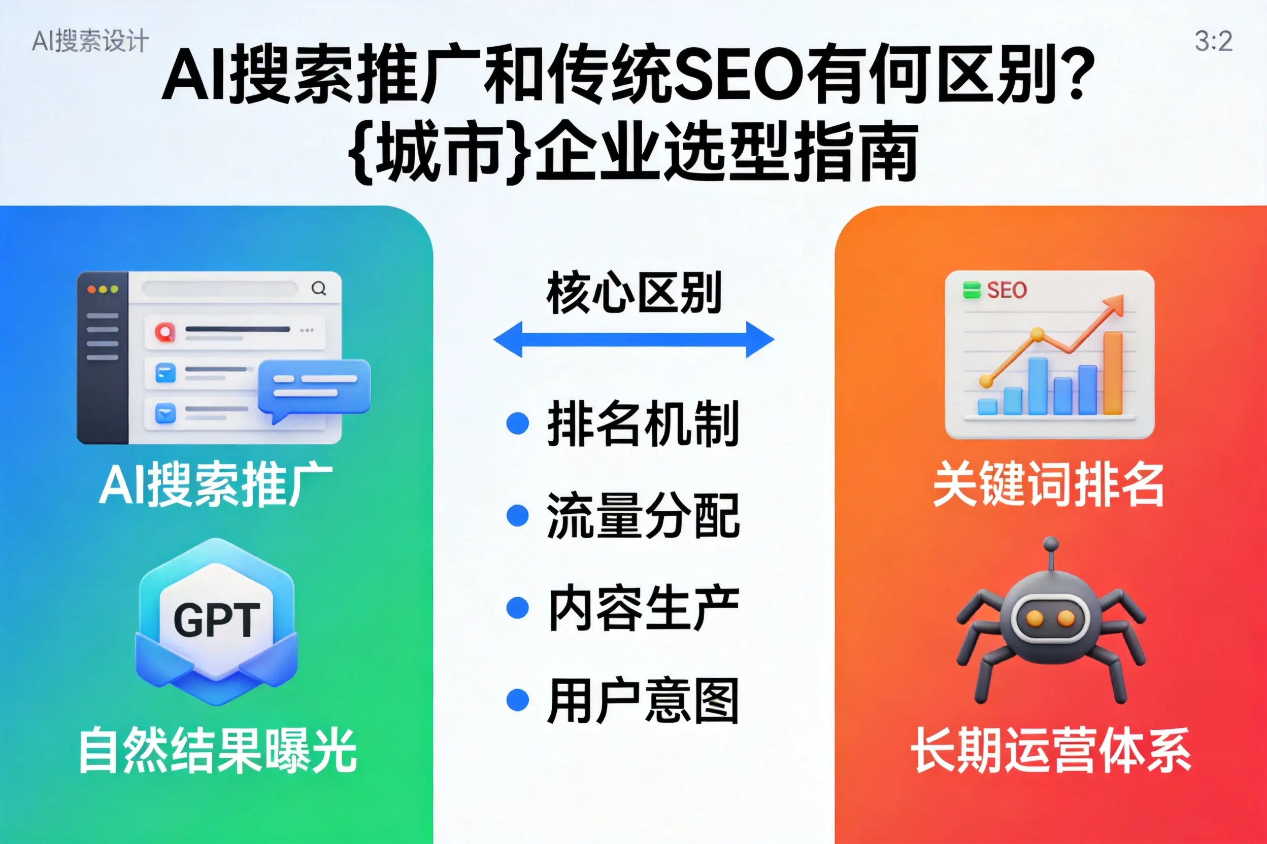 AI搜索推广和传统SEO有何区别?新星企业选型指南