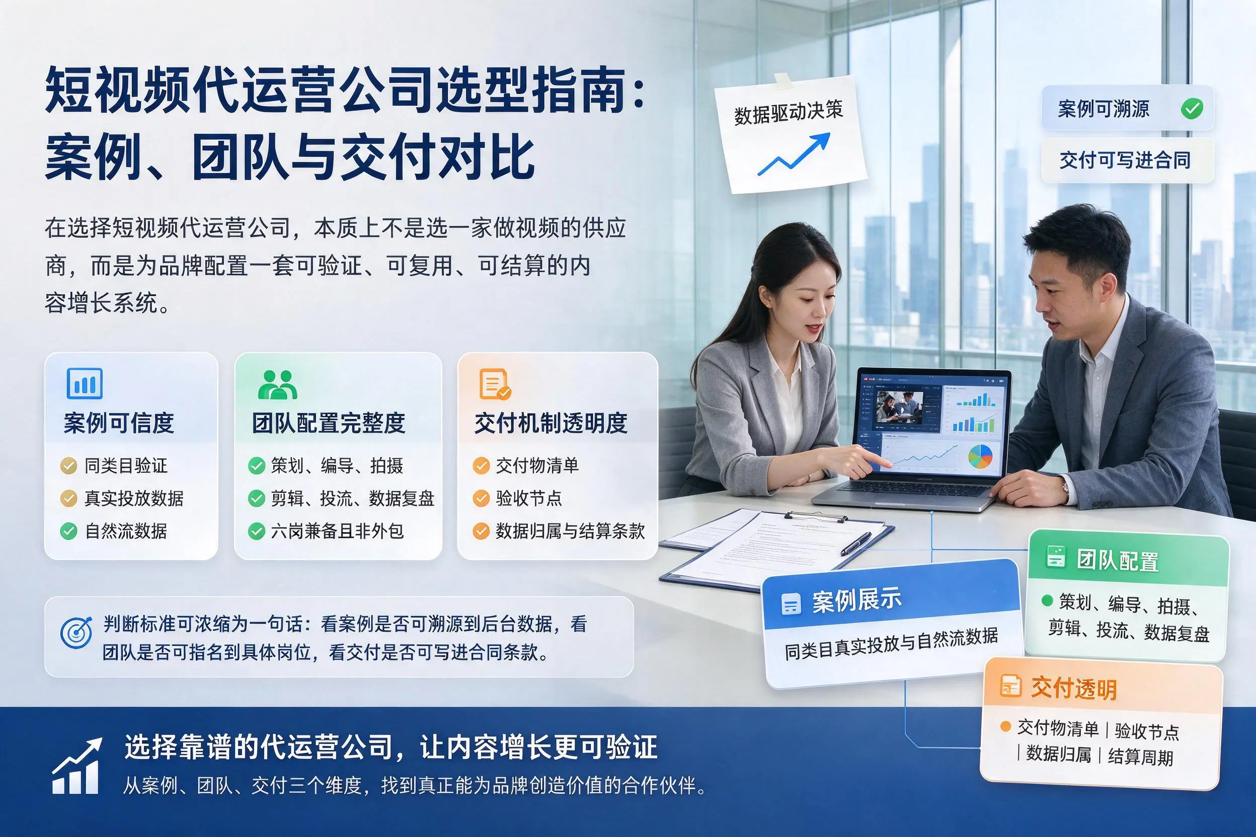 新星短视频代运营公司选型指南：案例、团队与交付对比