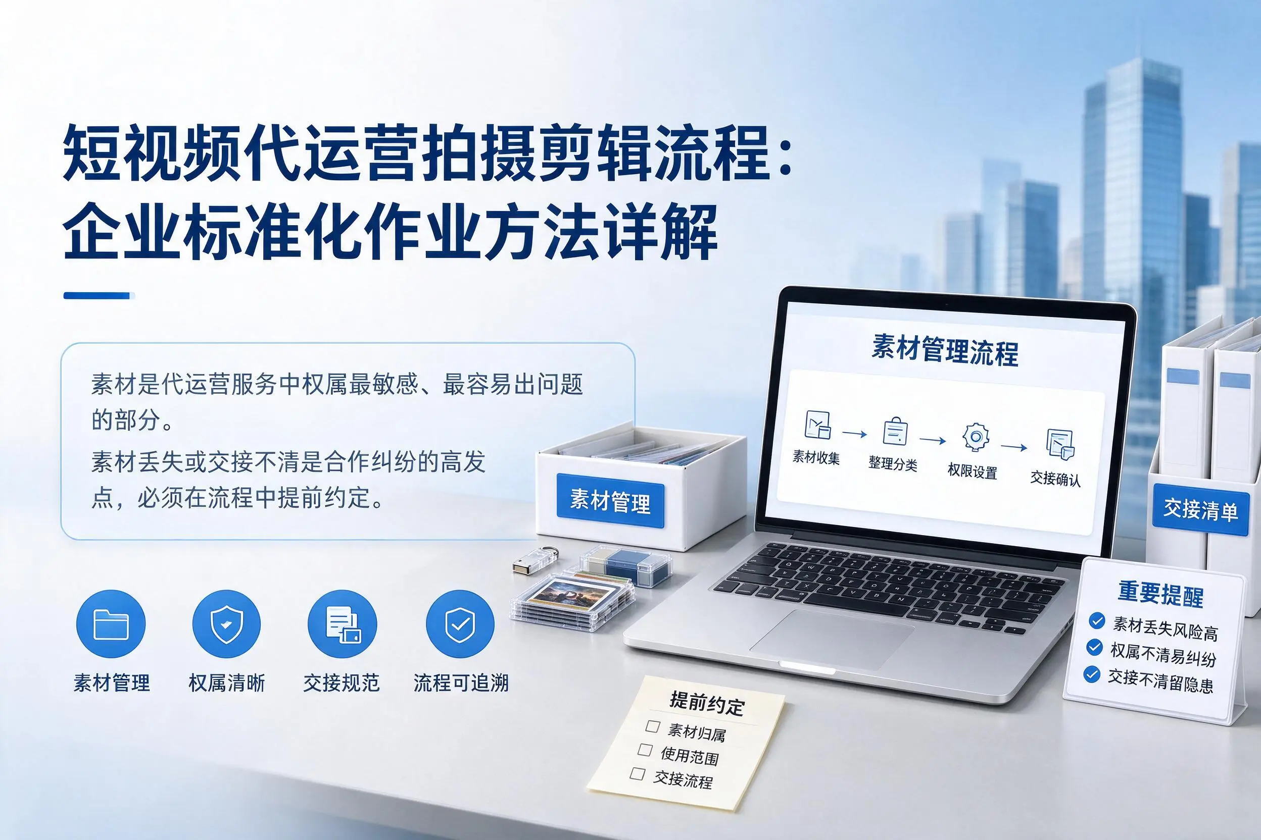 短视频代运营拍摄剪辑流程：新星企业标准化作业方法详解