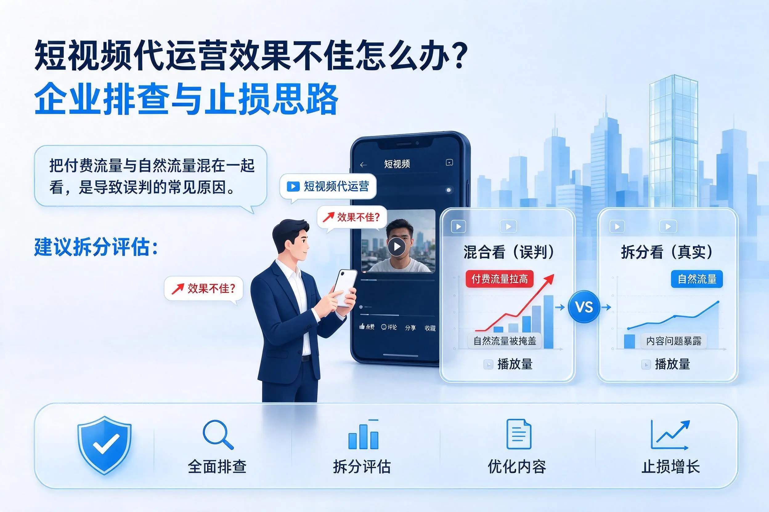 短视频代运营效果不佳怎么办?新星企业排查与止损思路