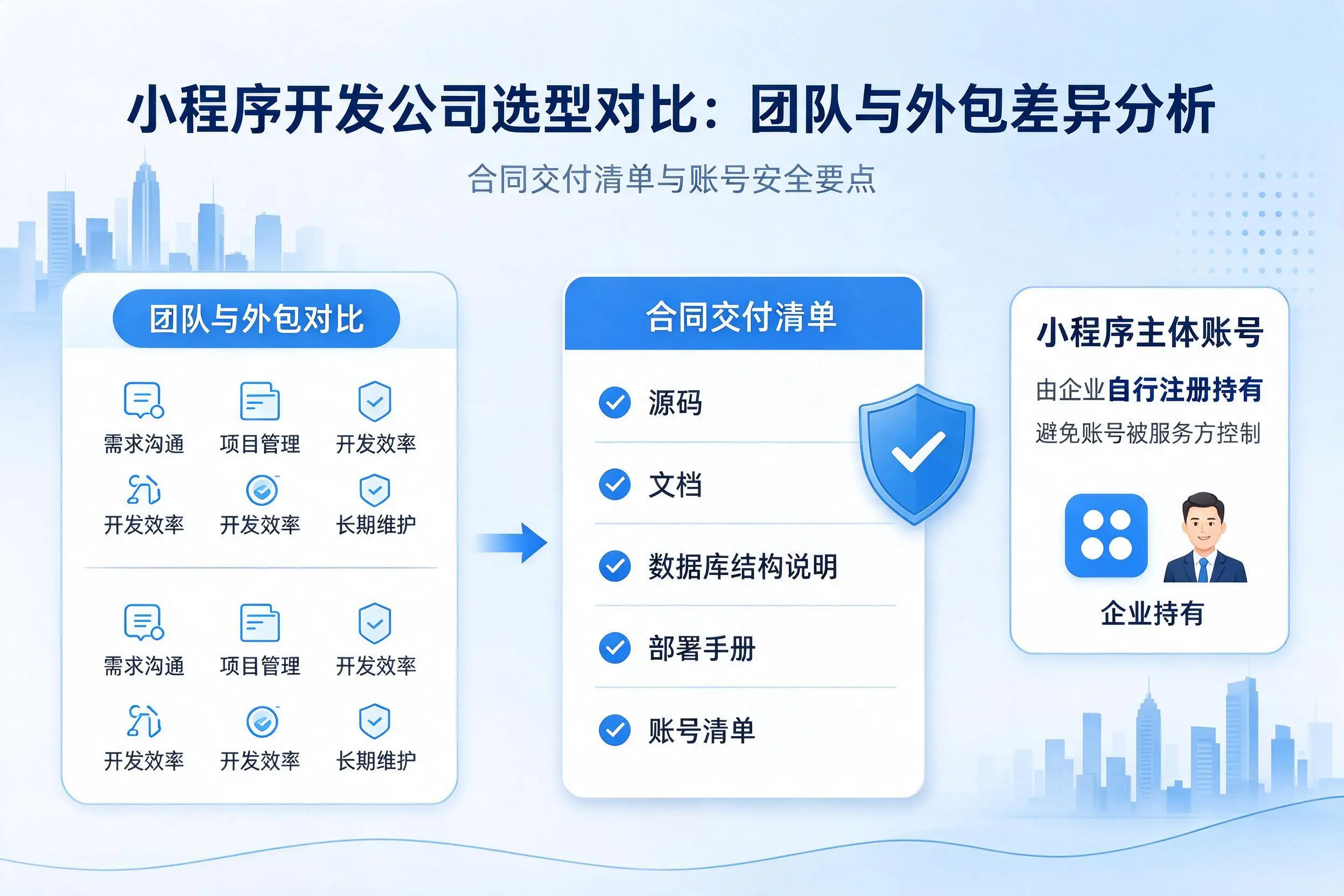 新星小程序开发公司选型对比:团队与外包差异分析