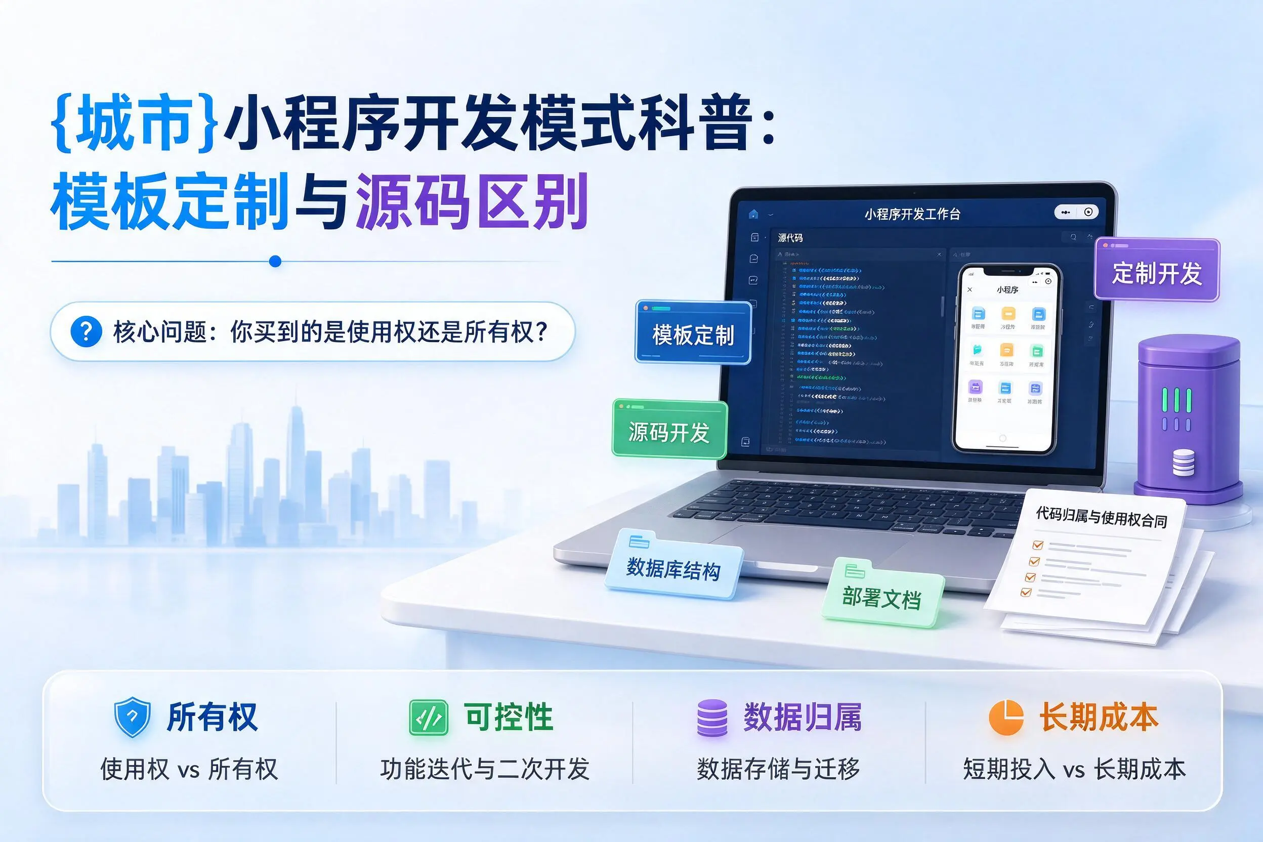 新星小程序开发模式科普：模板定制与源码区别