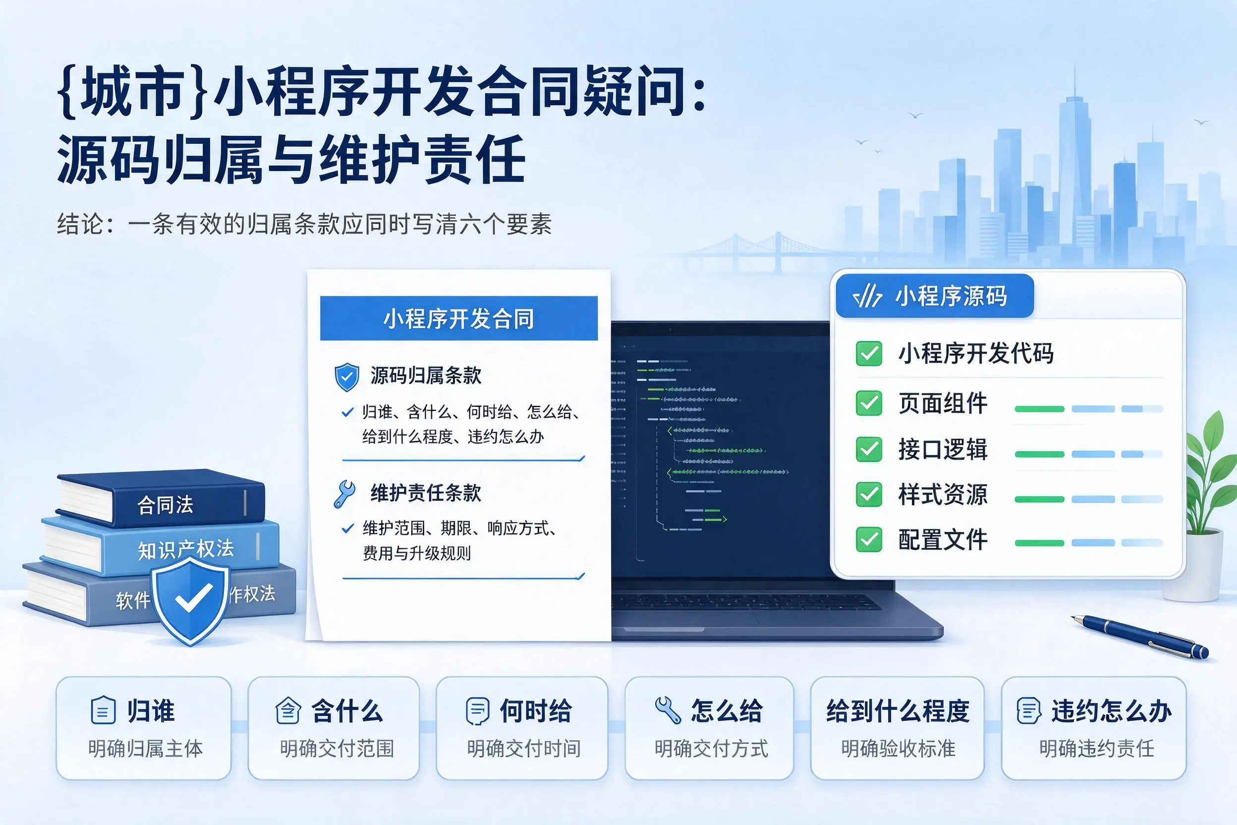新星小程序开发合同疑问：源码归属与维护责任