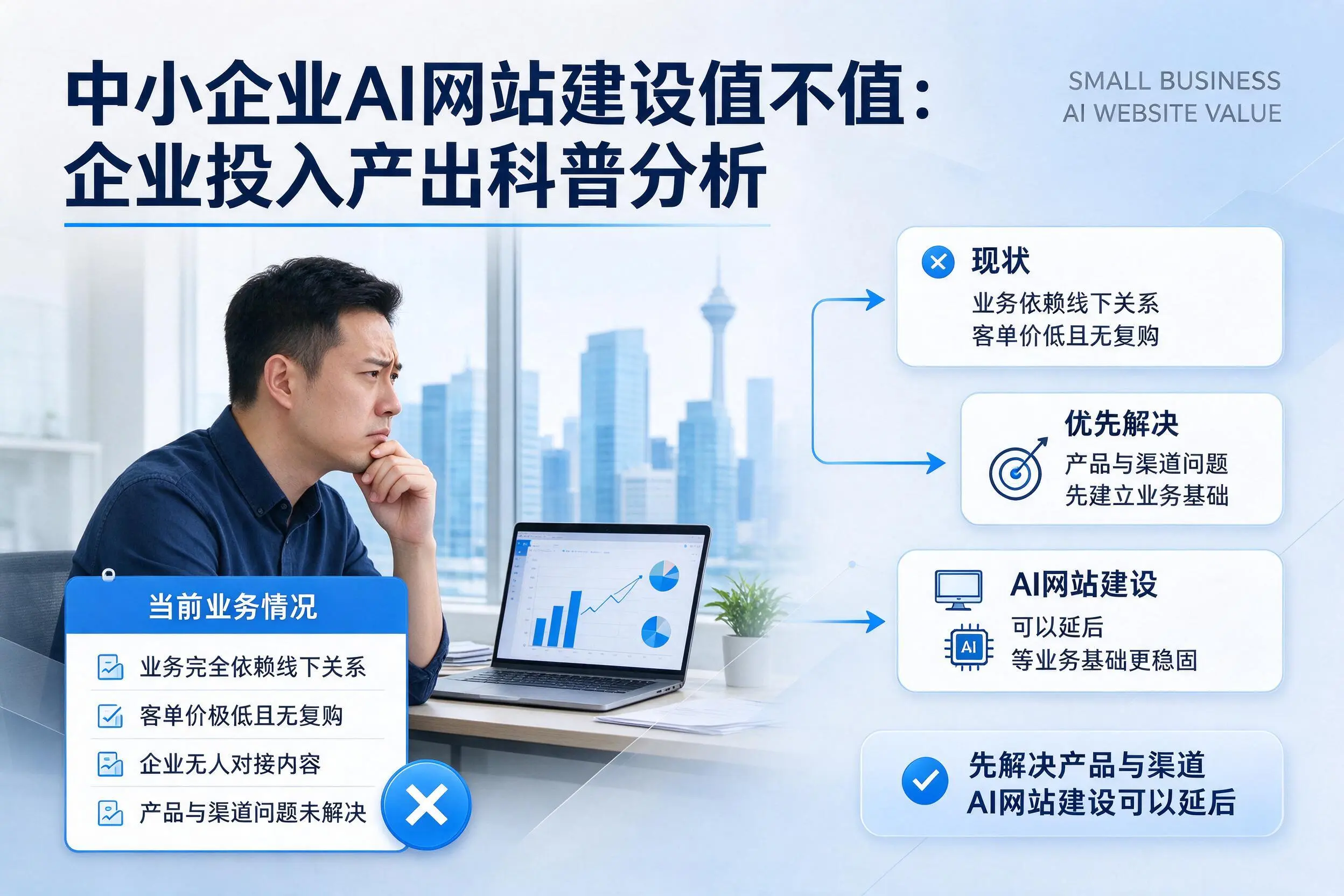 中小企业AI网站建设值不值：新星企业投入产出科普分析