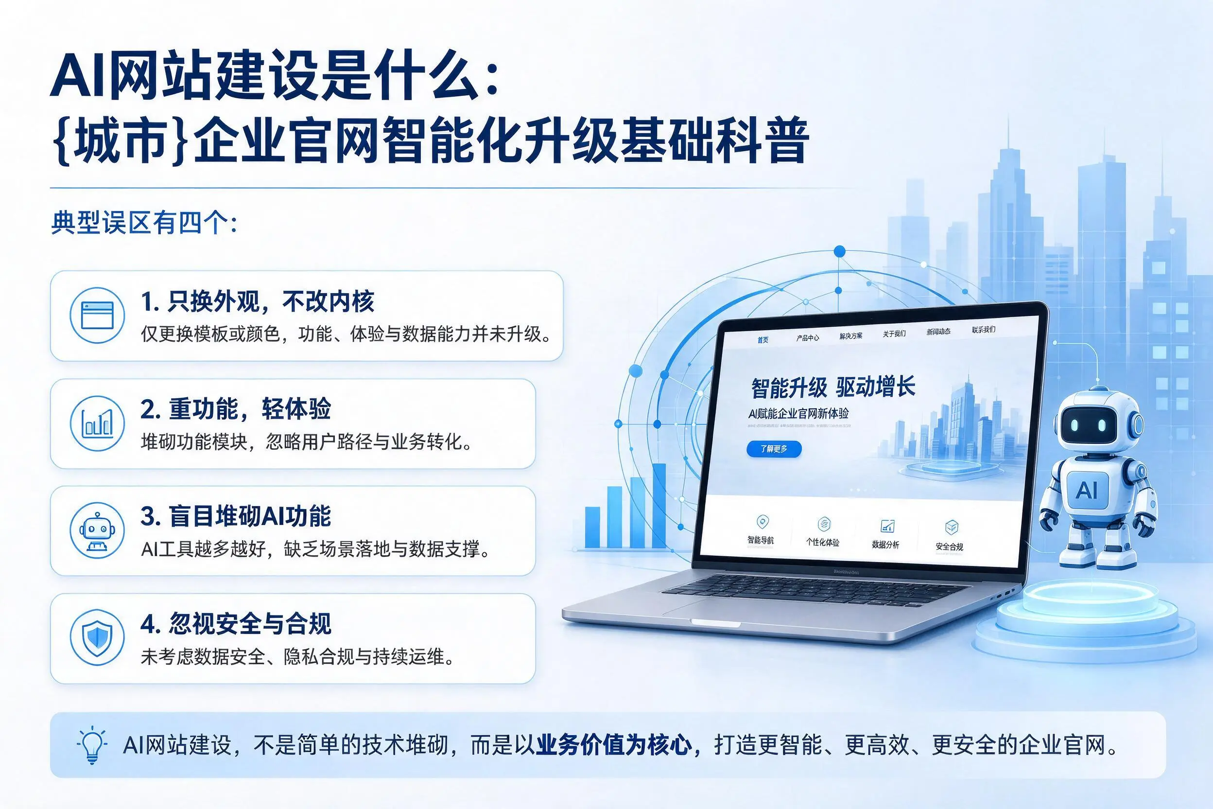 AI网站建设是什么：新星企业官网智能化升级基础科普