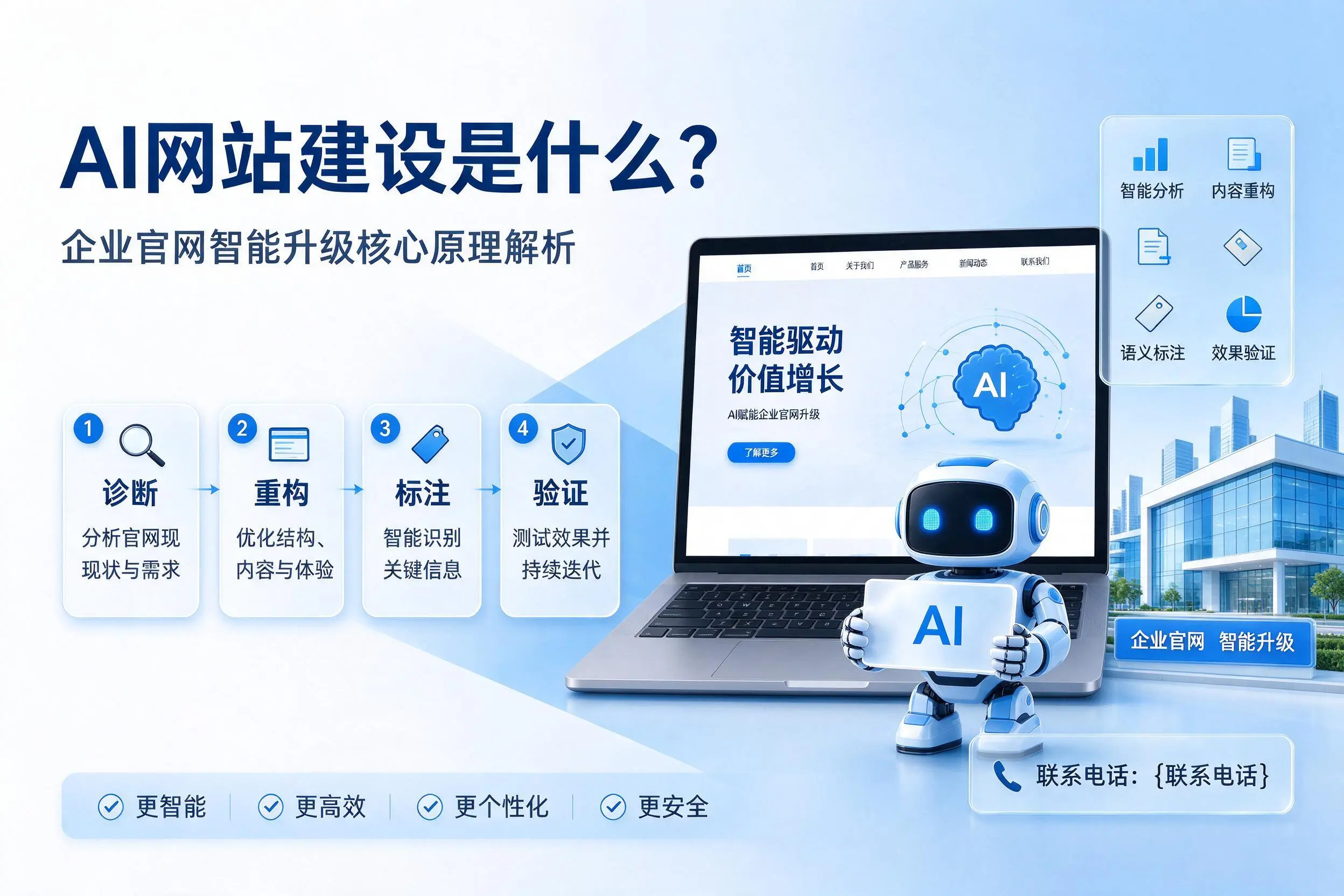 AI网站建设是什么？新星企业官网智能升级核心原理解析