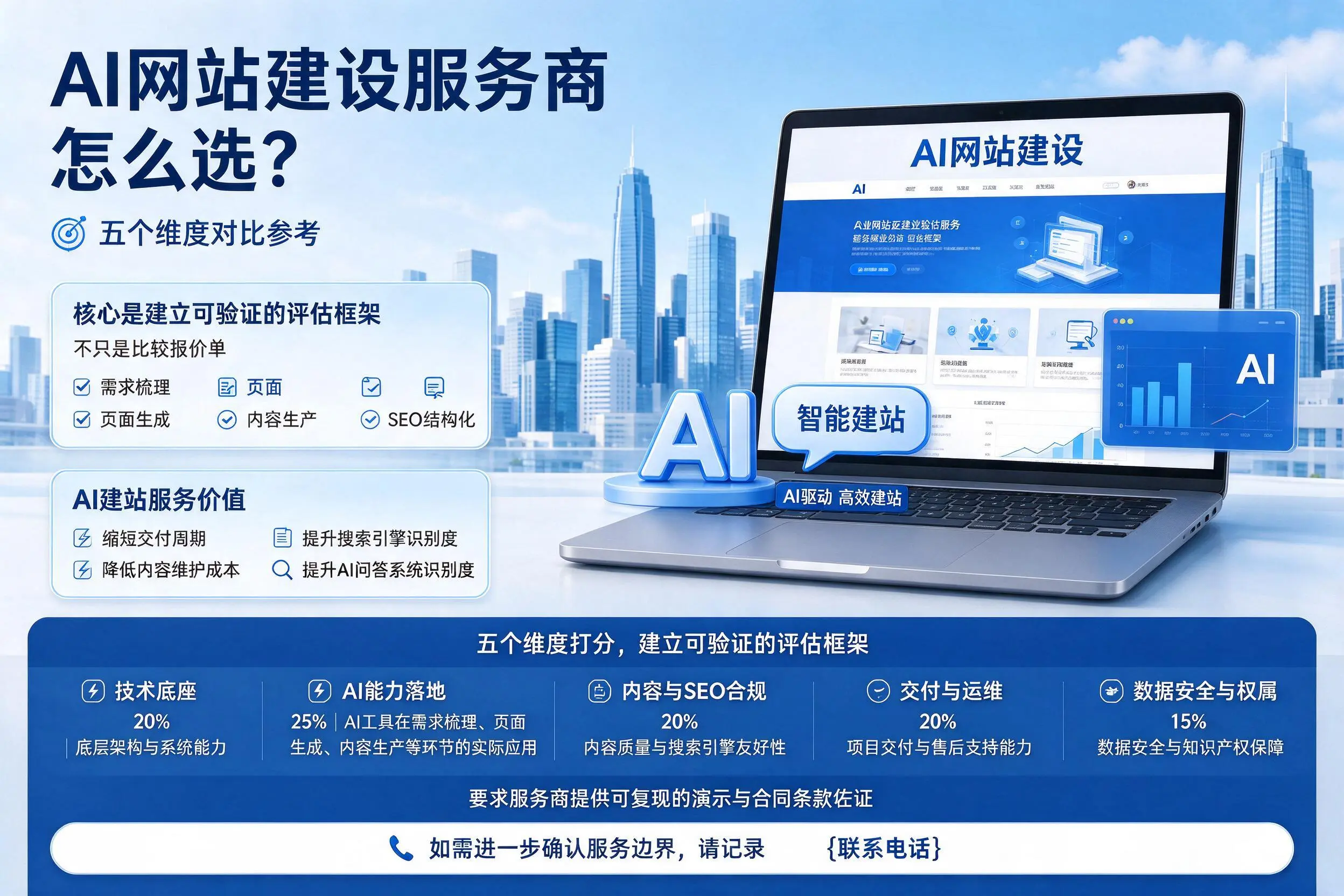 新星AI网站建设服务商怎么选?五个维度对比参考