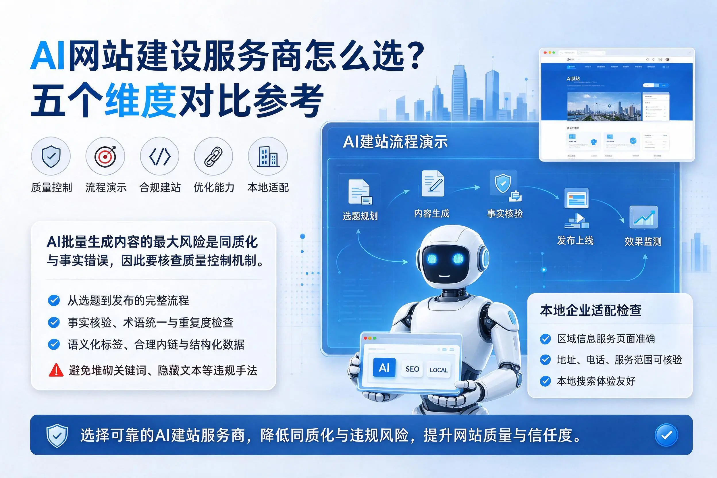 新星AI网站建设服务商怎么选?五个维度对比参考