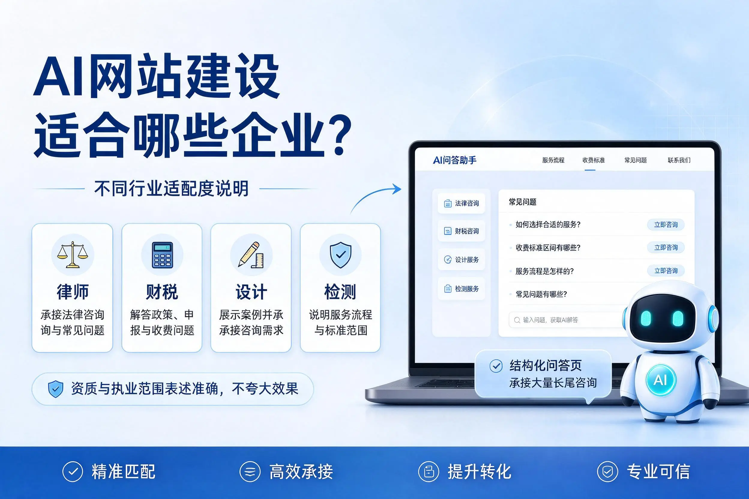 AI网站建设适合哪些企业？新星不同行业适配度说明